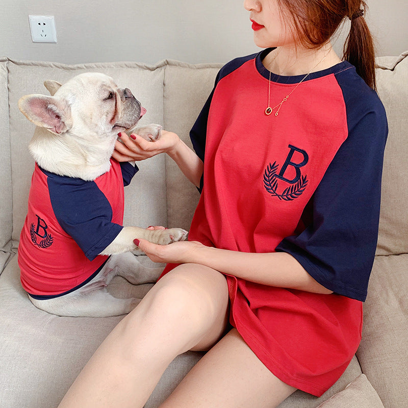 Barkwow Summer T Shirt for you and your dog , Love Matching T-Shirt