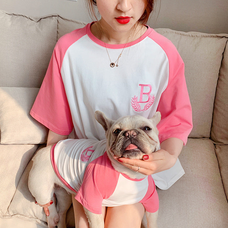 Barkwow Summer T Shirt for you and your dog , Love Matching T-Shirt