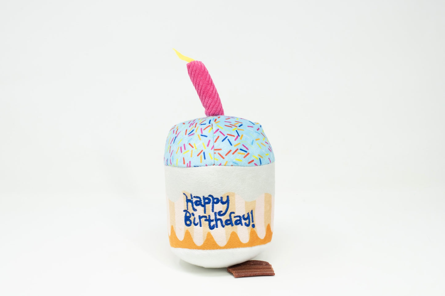 Barkwow Birthday Box: Squeaky toys, hat, bandana, bow, banner, and FREE custom dog tag