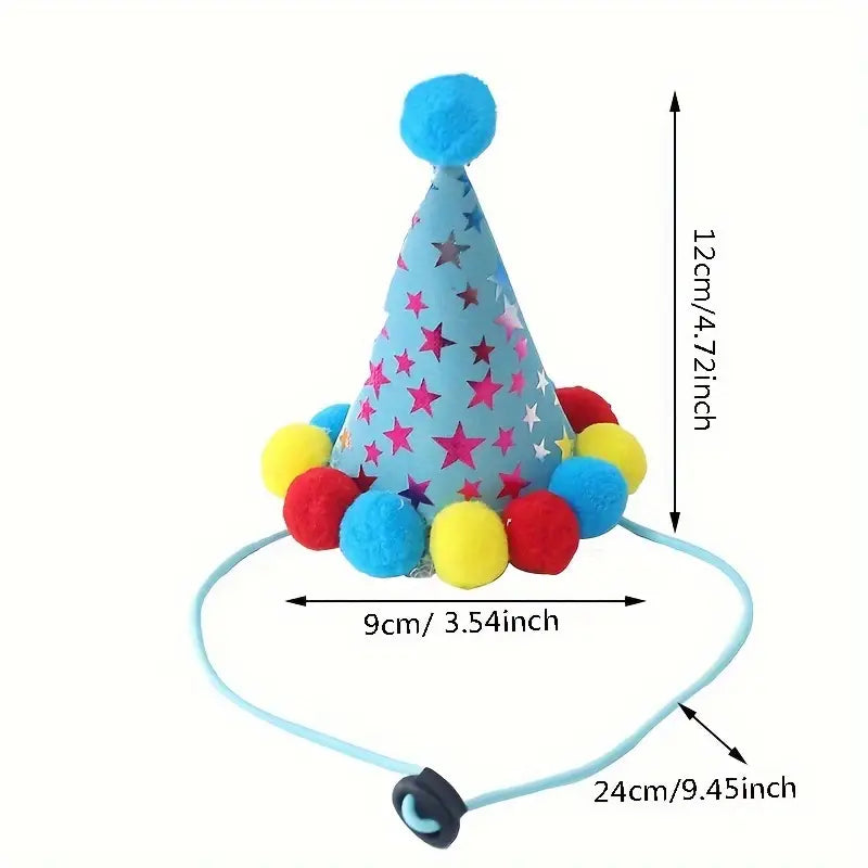 Barkwow Birthday Box: Squeaky toys, hat, bandana, bow, banner, and FREE custom dog tag