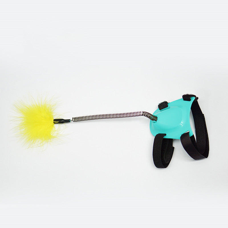 Barkwow Handsfree Teaser Wand Cat Toy
