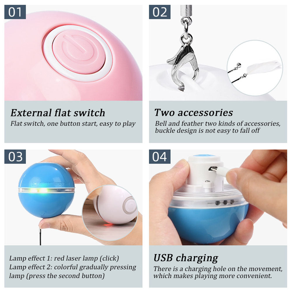Barkwow LED Laser Funny Cat Teasing Ball