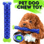 Barkwow Dog Chew Toys Aggressive Chewers Teeth Cleaning Oral Toothbrush Bone Brush