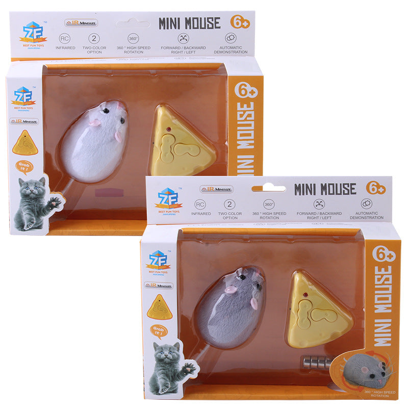 EYS Infrared Remote Control Electric Mouse Cat Toy Simulation Model