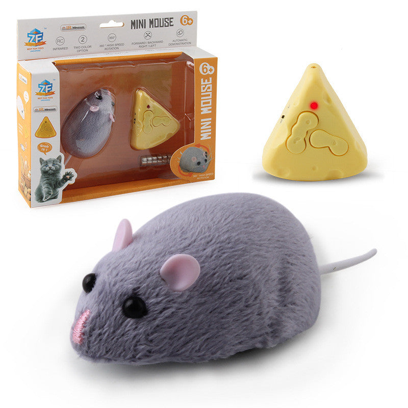 EYS Infrared Remote Control Electric Mouse Cat Toy Simulation Model