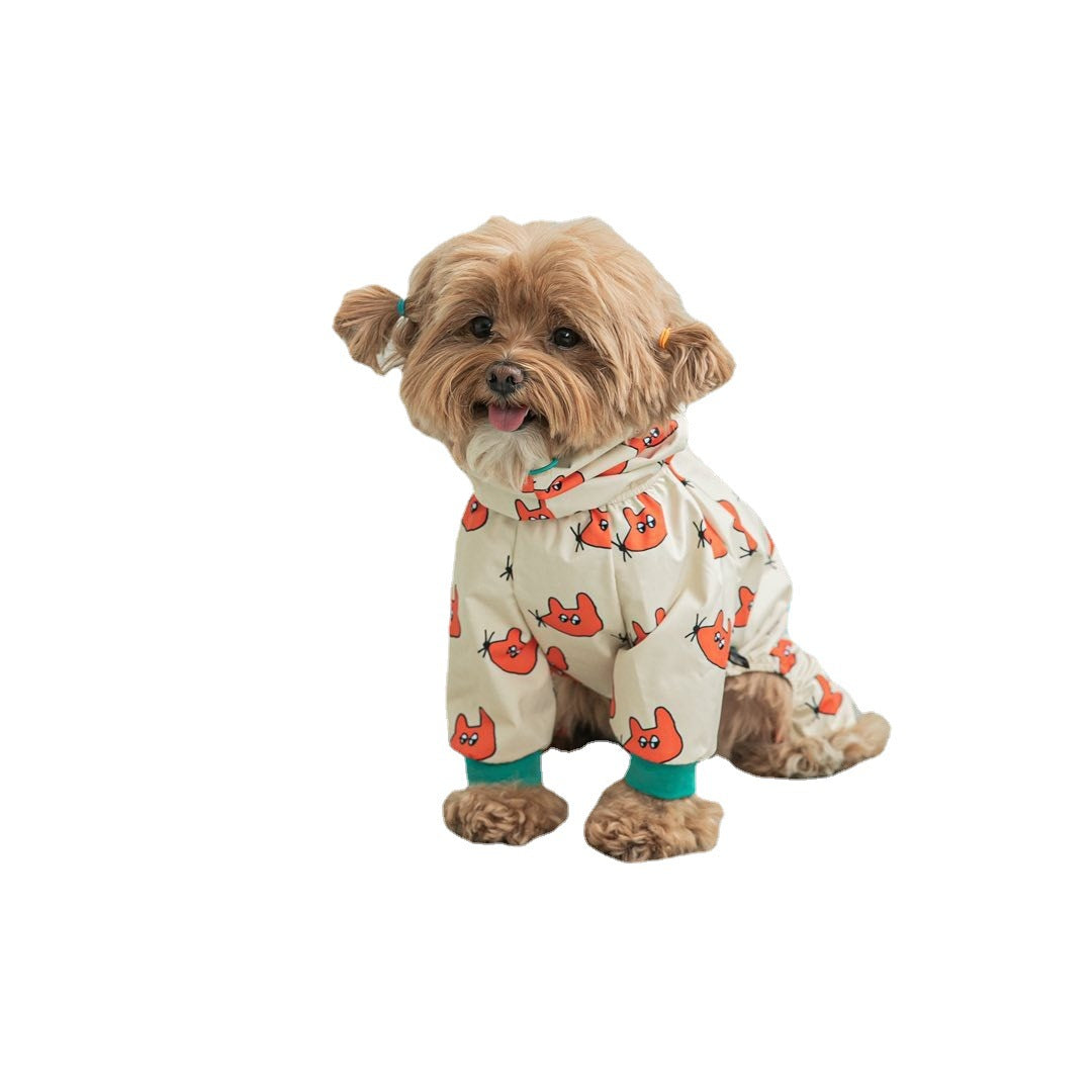 BARKWOW Fashion Pet Dog Waterproof Raincoat