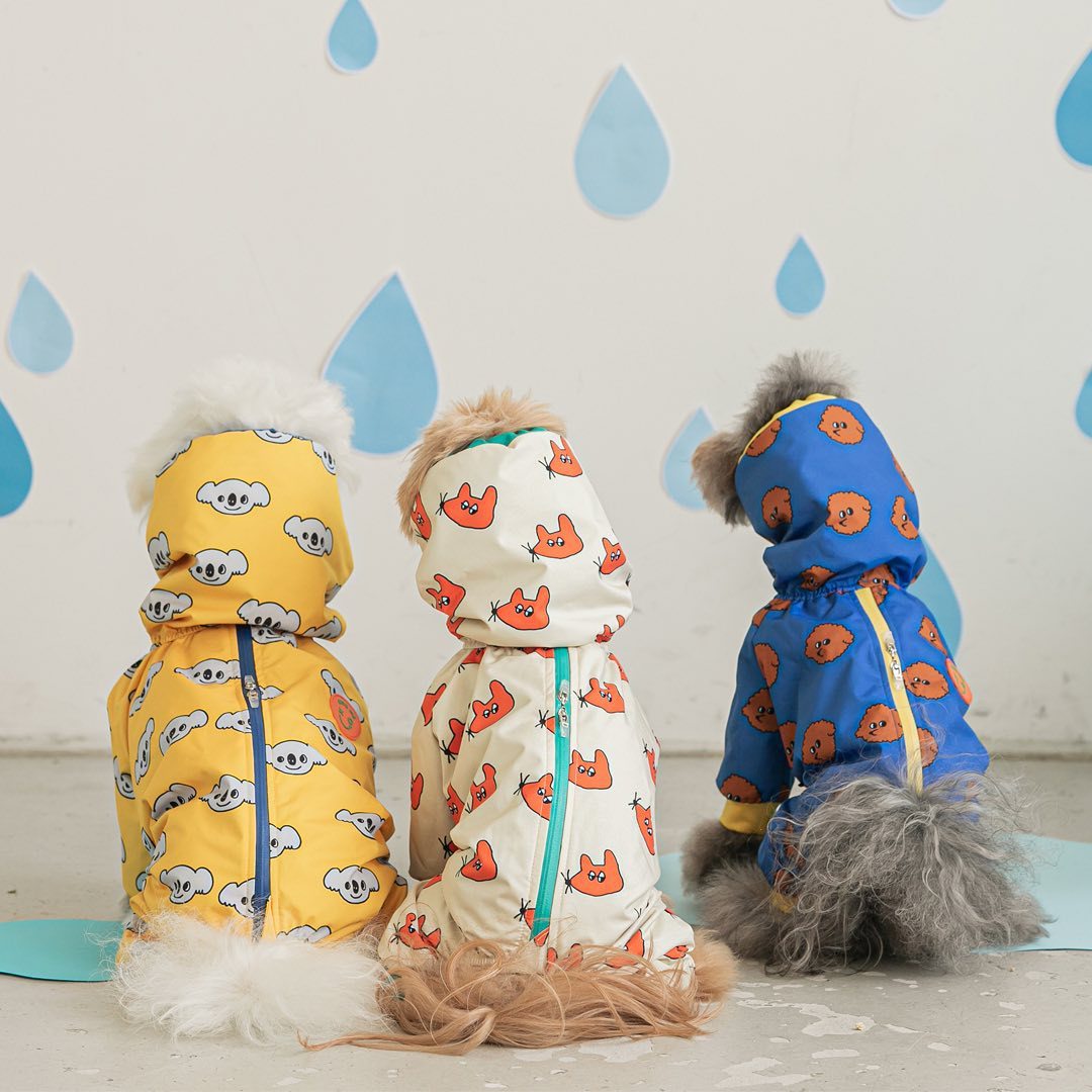 BARKWOW Fashion Pet Dog Waterproof Raincoat