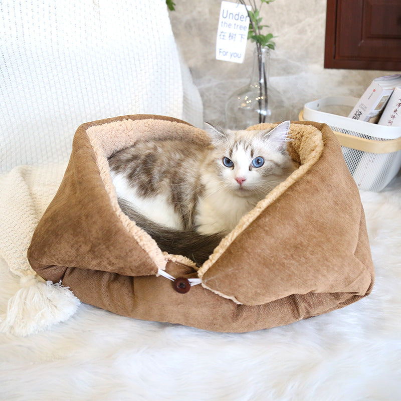 Barkwow E Y S Cat Nest Mat Warm Cage Plus Fleece Thick