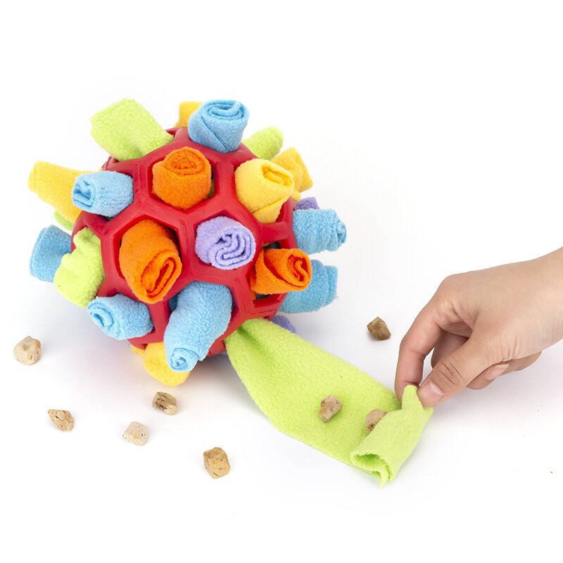 Barkwow Dog Sniff Fried Balls, Toys, Bubble Rubber Balls, Educational, Anti Demolition Home