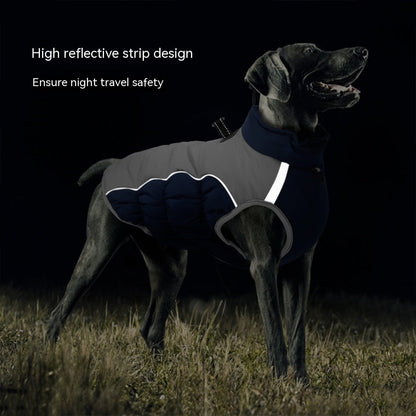 Woofylove Waterproof Reflective Pet Clothes - Premium Warm Clothing for Large Dogs