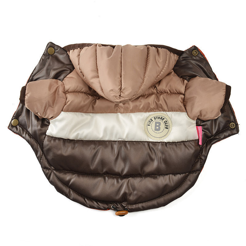 Woofylove Waterproof Cotton-padded Pet Jacket - Ultimate Warmth for Winter Adventures