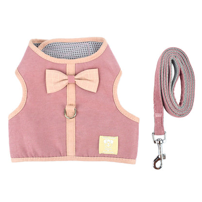 Grid Pet Harness Style Small And Medium-sized Dogs Vest Dog Hand Holding Rope Pet Products Factory Wholesale