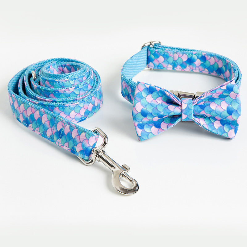 Woofylove Stylish Leash Harness with Magnetic Bow Tie – Unleash Your Pet's Elegance On-The-Go