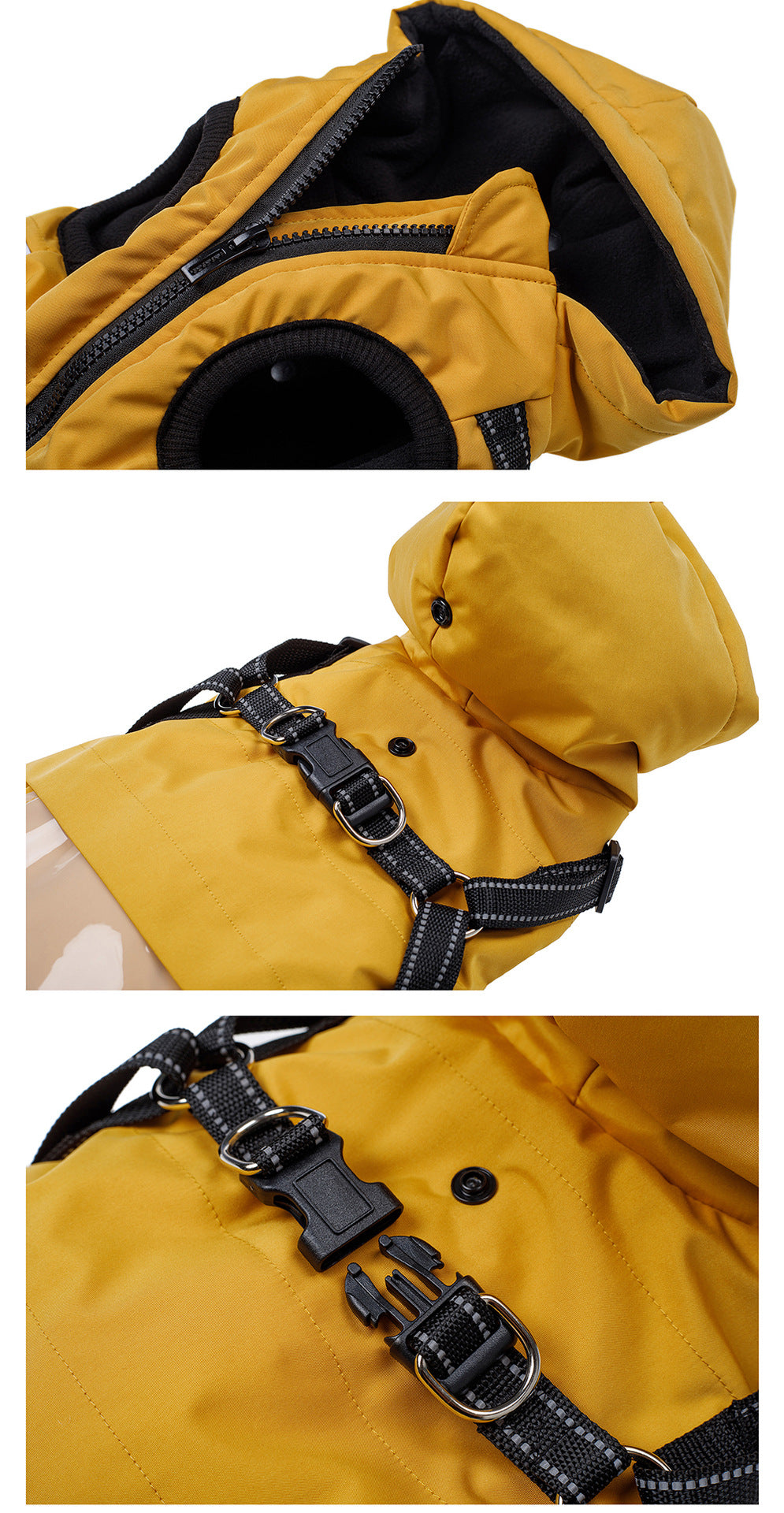 Woofylove Strap Traction Raincoat – Waterproof and Stylish Protection for Small and Medium-Sized Dogs