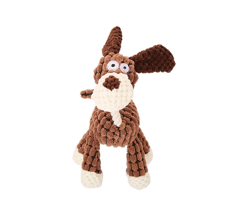 Barkwow Zoo Collection of Plush Toy with Built in Squeaker