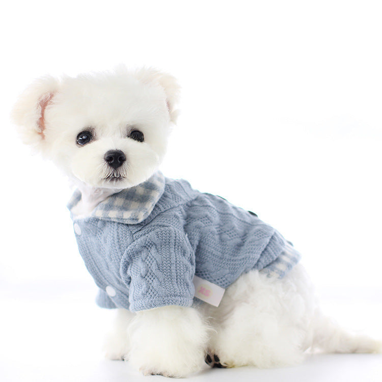 Woofylove Double-Layer Sweater: The Ultimate Cozy Experience for Bichon Frise and Small Dogs