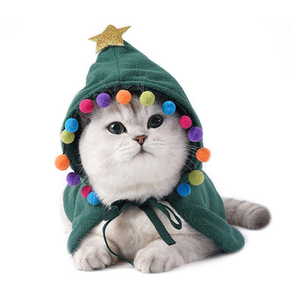 Woofylove Dog/Cat Christmas Costume – Festive, Cozy, and Perfect for Your Furry Family Member