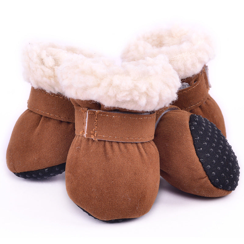 Woofylove SnugPaws: Waterproof Winter Dog Booties - Anti-Slip & Comfort-First Design For Your Furry Friend