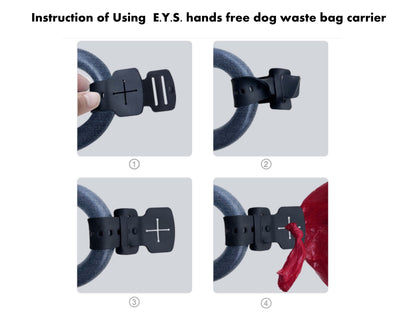 E Y S Ultimate Dog Walking Combo: Eco-Friendly Poop Bags (120 Count), Convenient Waste Bag Carrier & Collapsible Flip-Top Water Bottle Set