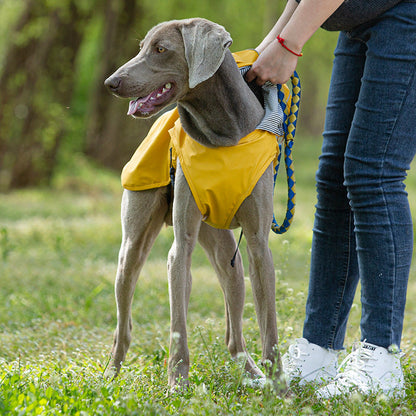 Woofylove PU Raincoat for Pets – Universal Design | Portable Weather Protection for Medium to Large Dogs