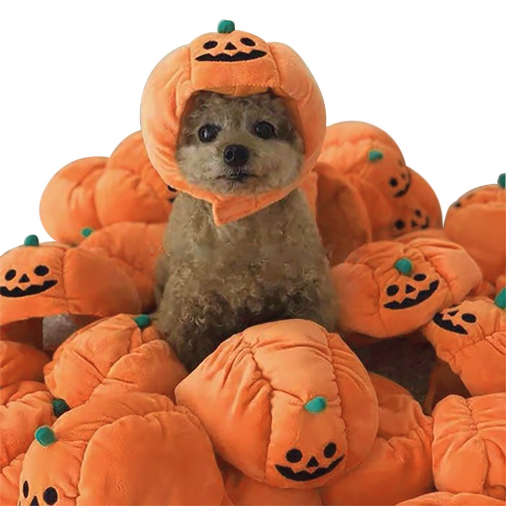 Woofylove Halloween Pumpkin Headdress: The Purr-fectly Spooky Accessory for Your Dog or Cat