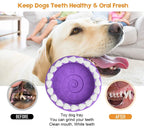 Barkwow Birthday Cake Bowl Toy: Durable, Safe & Fun Chew Toy for Heavy Chewers | Eco-Friendly Natural Rubber Dog Feeding Bow