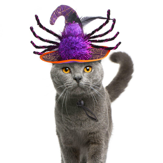 Woofylove Spooktacular Headdress for Pets: Halloween-Themed Accessories for Cats