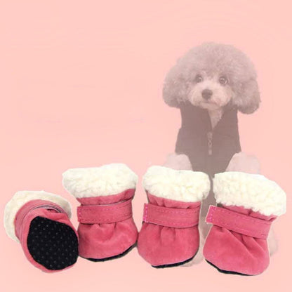 Woofylove SnugPaws: Waterproof Winter Dog Booties - Anti-Slip & Comfort-First Design For Your Furry Friend