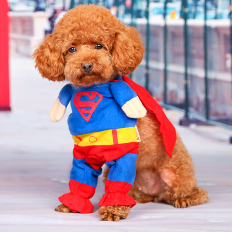 Woofylove Superman Costume for Dogs – Unleash the Hero Within Your Furry Sidekick