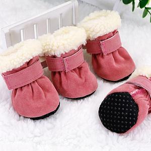 Woofylove SnugPaws: Waterproof Winter Dog Booties - Anti-Slip & Comfort-First Design For Your Furry Friend