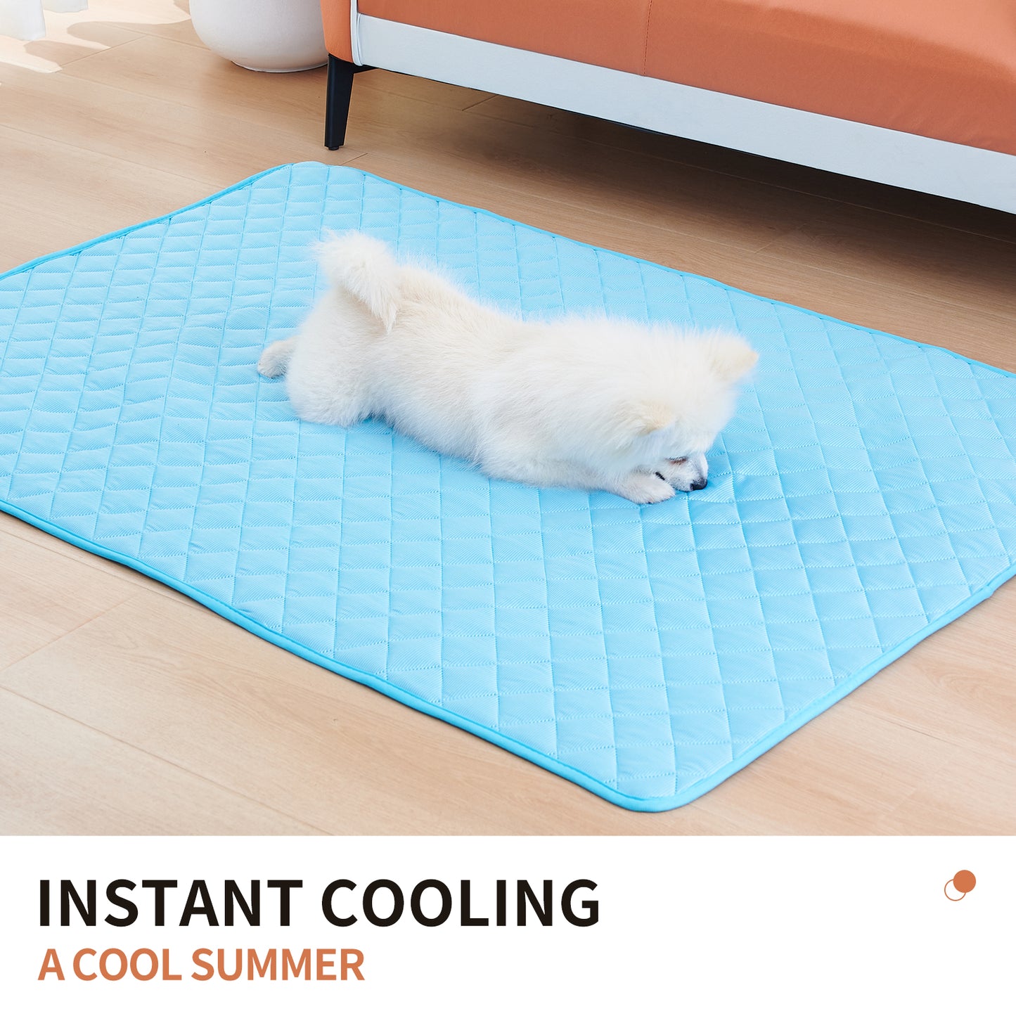 Barkwow Cooling Pet Mat: Waterproof Summer Cooling Pad for Dogs & Cats