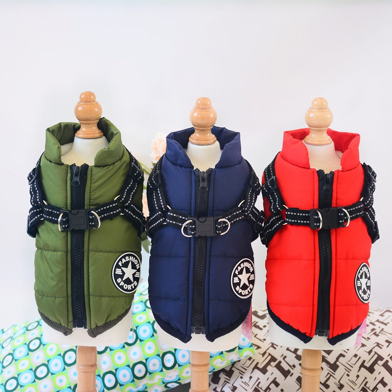 Winter Dog Coat Hooded Puppy Jacket Rainproof Dog Wear Weatherproof Puppy Clothes Warm Pet Apparel High-Quality Puppy Coat Woofylove Winter Gear Adjustable Puppy Outfit Comfortable Dog Coat Stylish Puppy Apparel Cold Weather Dog Gear Plush-Lined Puppy Coat Puppy Fashion Essentials Woofylove Quality Pet Products