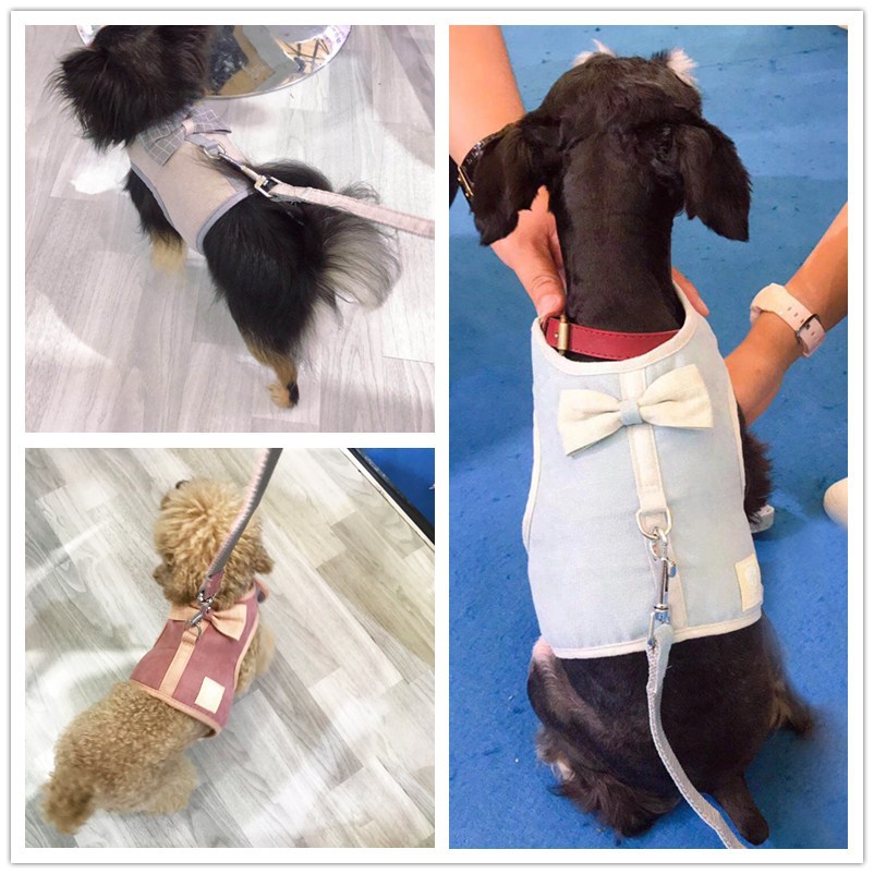 Grid Pet Harness Style Small And Medium-sized Dogs Vest Dog Hand Holding Rope Pet Products Factory Wholesale Secondary image