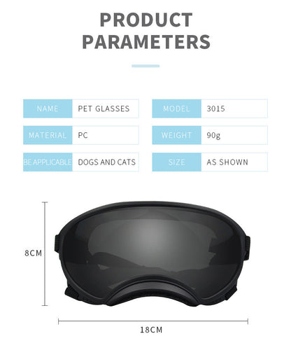 Woofylove Ski Pet Dog Wind Protection Goggles - The Ultimate Accessory for Your Adventurous Pooch