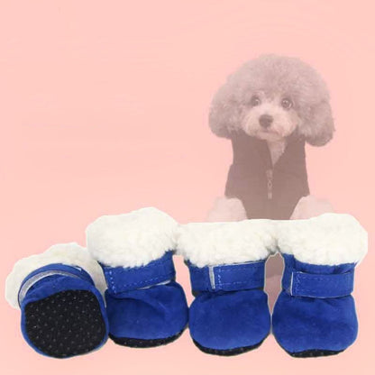 Woofylove SnugPaws: Waterproof Winter Dog Booties - Anti-Slip & Comfort-First Design For Your Furry Friend