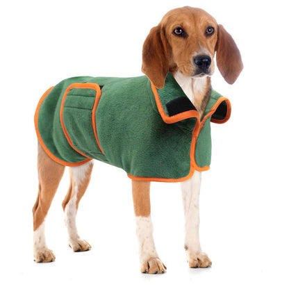 WoofyLove Dog Bathrobe: Quick Drying Comfort for Your Furry Friend!