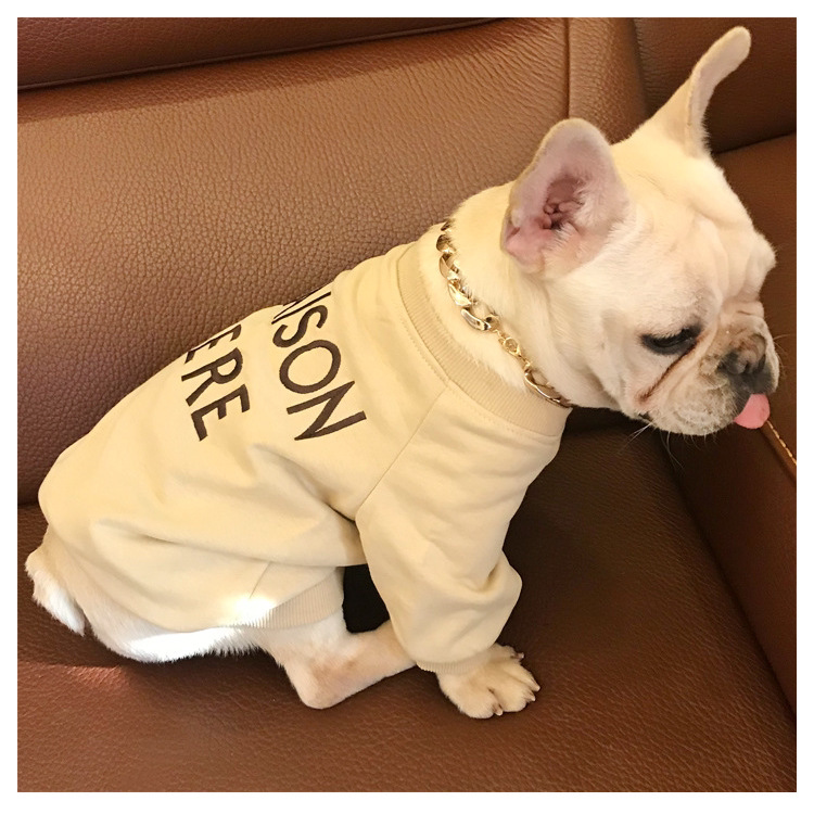 🐾💕 WoofyLove Bonding Threads: Parent-child Terry Cotton Embroidered Letter Sweater 🐾💕