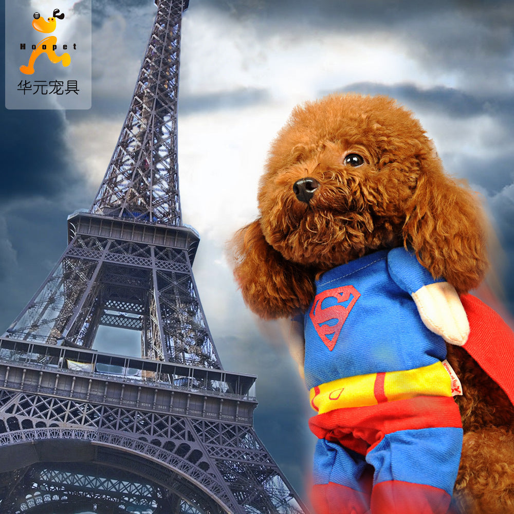 Woofylove Superman Costume for Dogs – Unleash the Hero Within Your Furry Sidekick