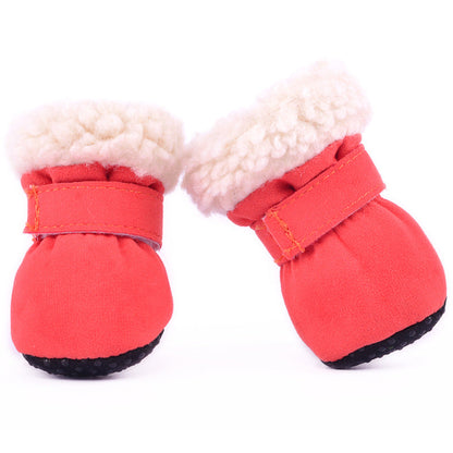 Woofylove SnugPaws: Waterproof Winter Dog Booties - Anti-Slip & Comfort-First Design For Your Furry Friend