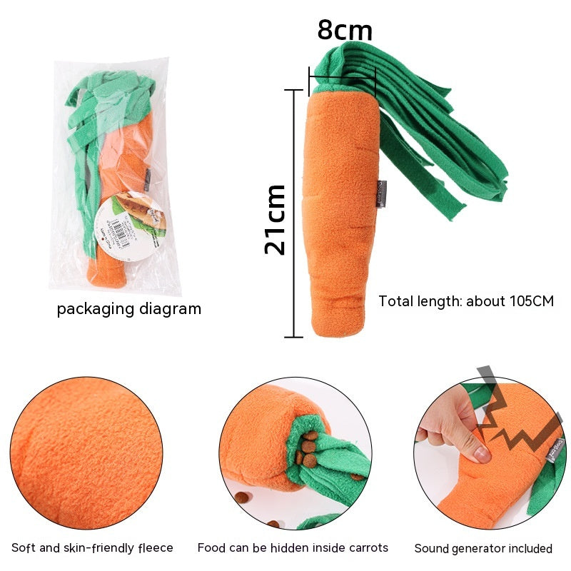 Pet Dog Toy Vegetables And Carrots