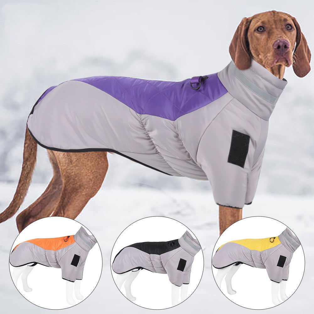 WoofyLove Dog Winter Jacket with Reflection Strip and Waterproof Design: Safety, Warmth, and Style in One Package!