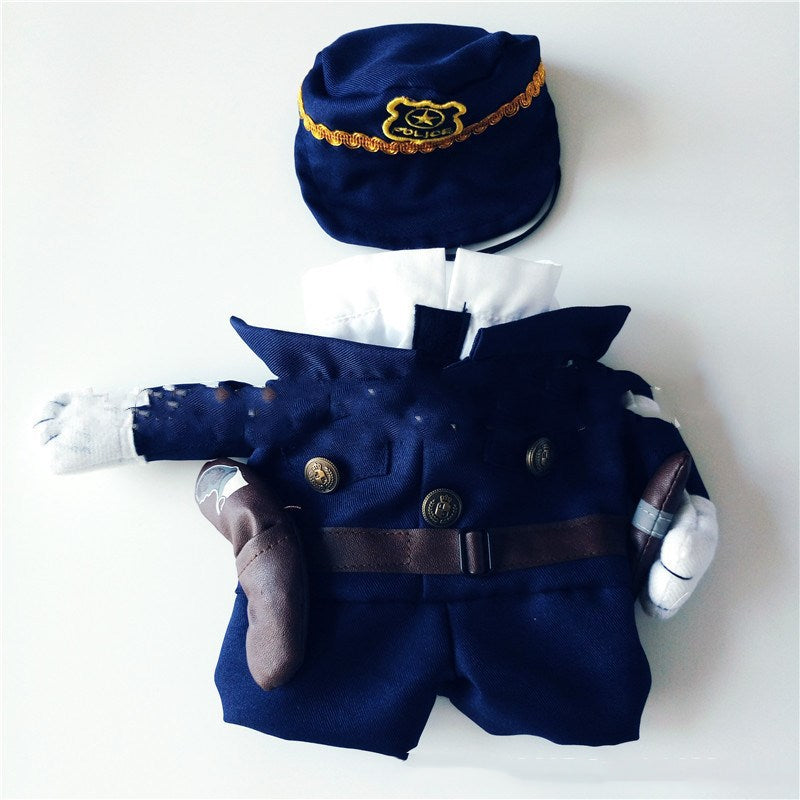 WoofyLove's Sky-High Teddy: The Captain Uniform Little Bear Doll That Takes Cuteness to New Altitudes