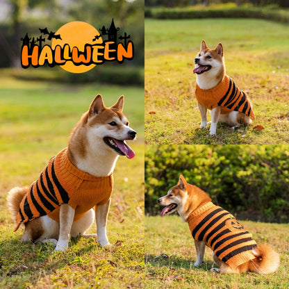 Woofylove Halloween Cozy Leisure Sweater for Dogs: A Spooky Yet Warm Costume for Your Furry Friend