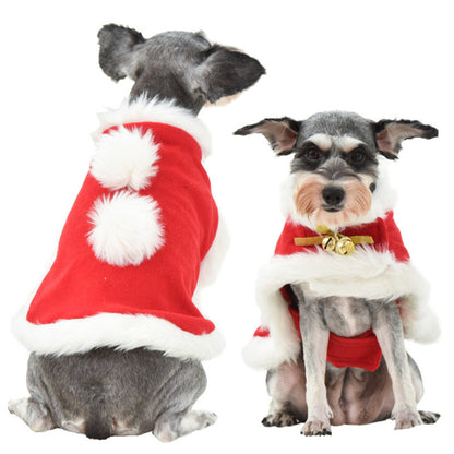 Woofylove Dog/Cat Christmas Costume – Festive, Cozy, and Perfect for Your Furry Family Member