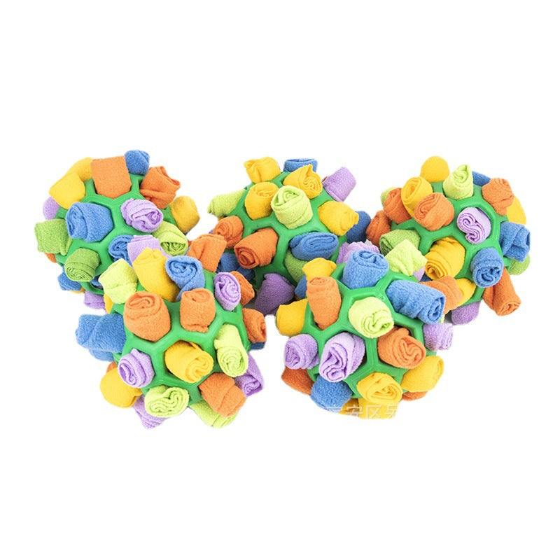 EYS Interactive Snuffle Ball Dog Puzzle Toy Hide &Seek Treats with Nature Lamb Organ Treats for free .