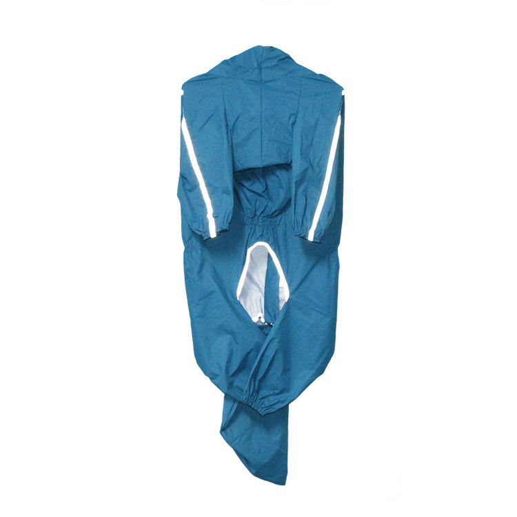 Woofylove Full Cover Raincoat with Tail Protection - Ultimate Wet Weather Gear for Your Dog