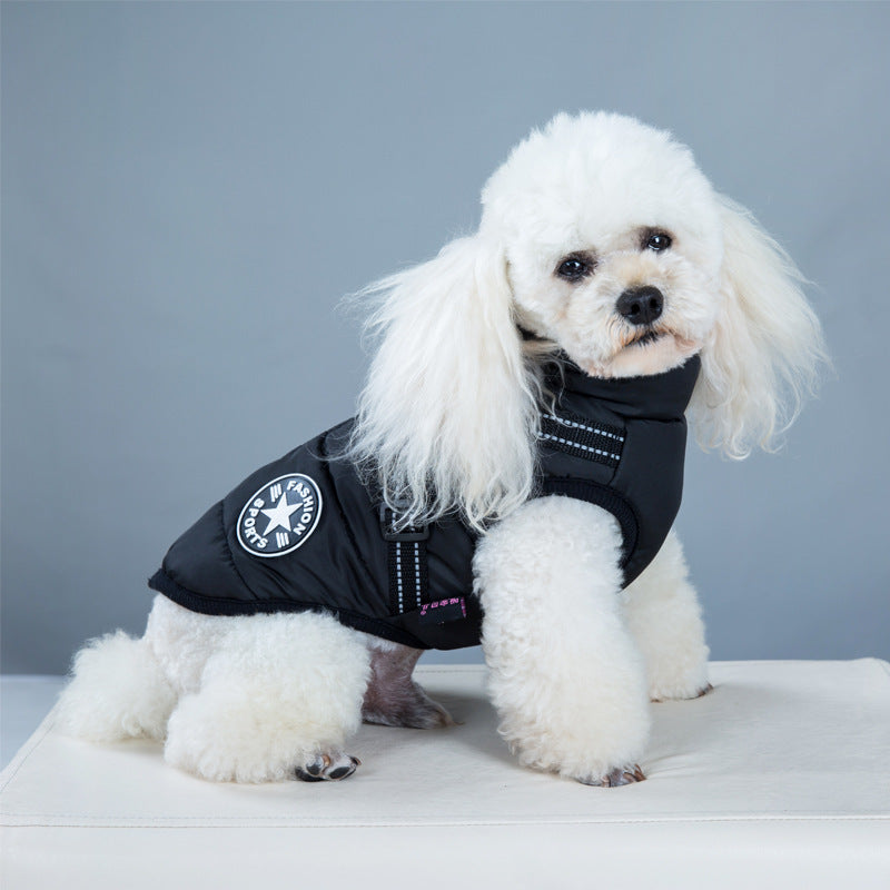 Woofylove Puppy Winter Warm Hooded Coat – Rainproof and Weatherproof Comfort for the Little Ones