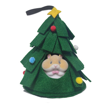 Barkwow Cottonnest Christmas Tree – Cozy Winter Nest for Hamsters | Festive & Warm Small Pet Hideout"