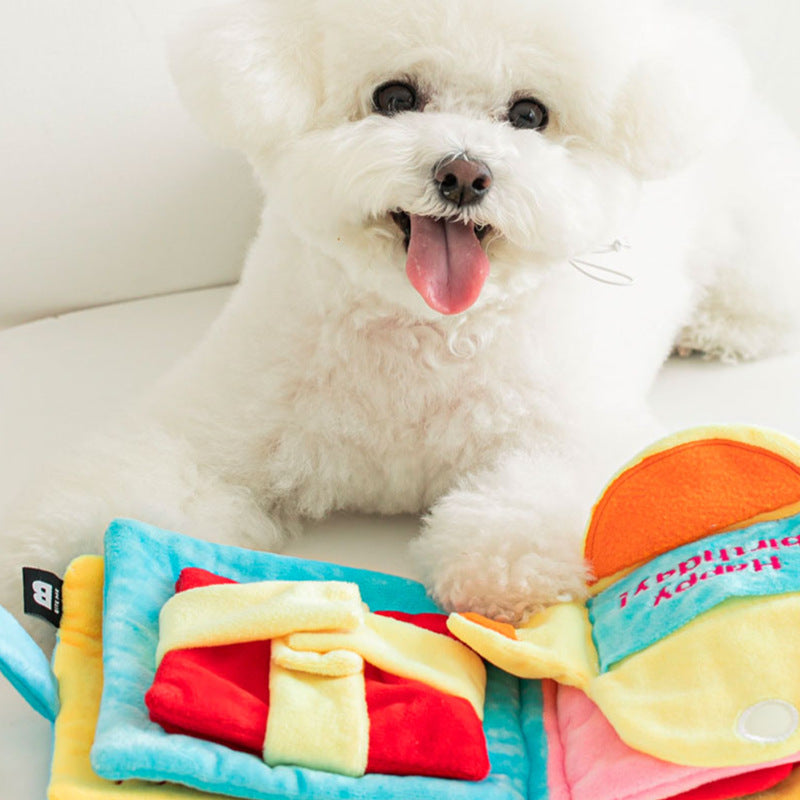 Barkwow Birthday Book - The Ultimate Interactive Toy for Your Furry Friend Hide & Seek Treats
