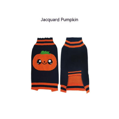 Woofylove Halloween Cozy Leisure Sweater for Dogs: A Spooky Yet Warm Costume for Your Furry Friend